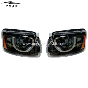 Defender style Headlights Head lamp for Discovery 4